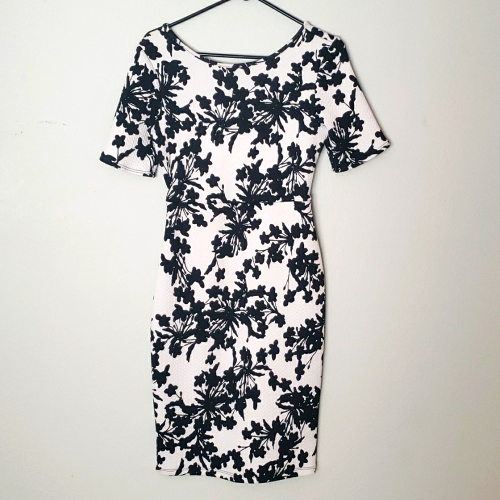 Black and white dress